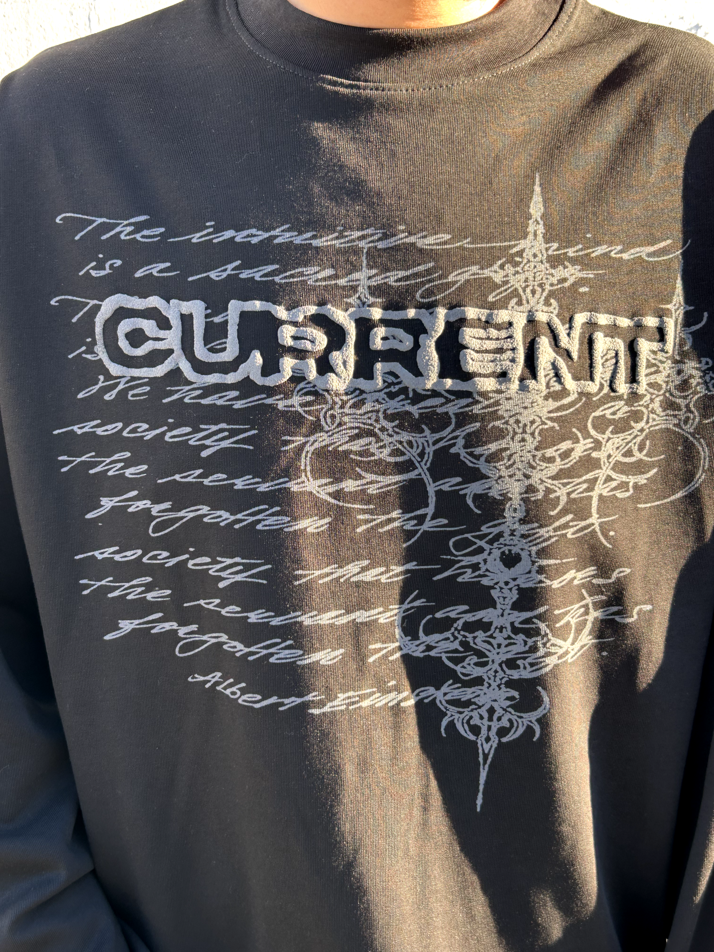 Longsleeve "Einstein" dark