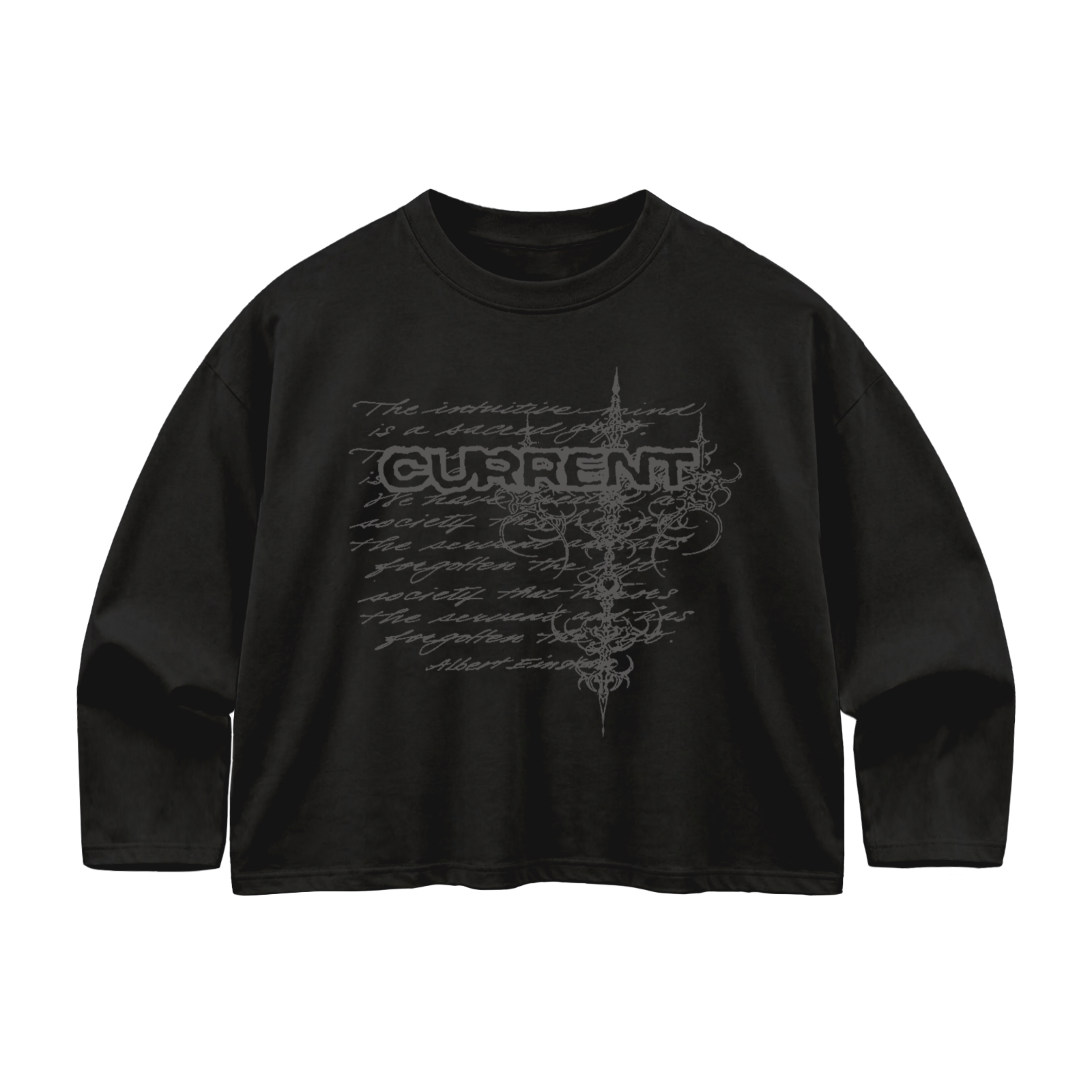 Longsleeve "Einstein" dark