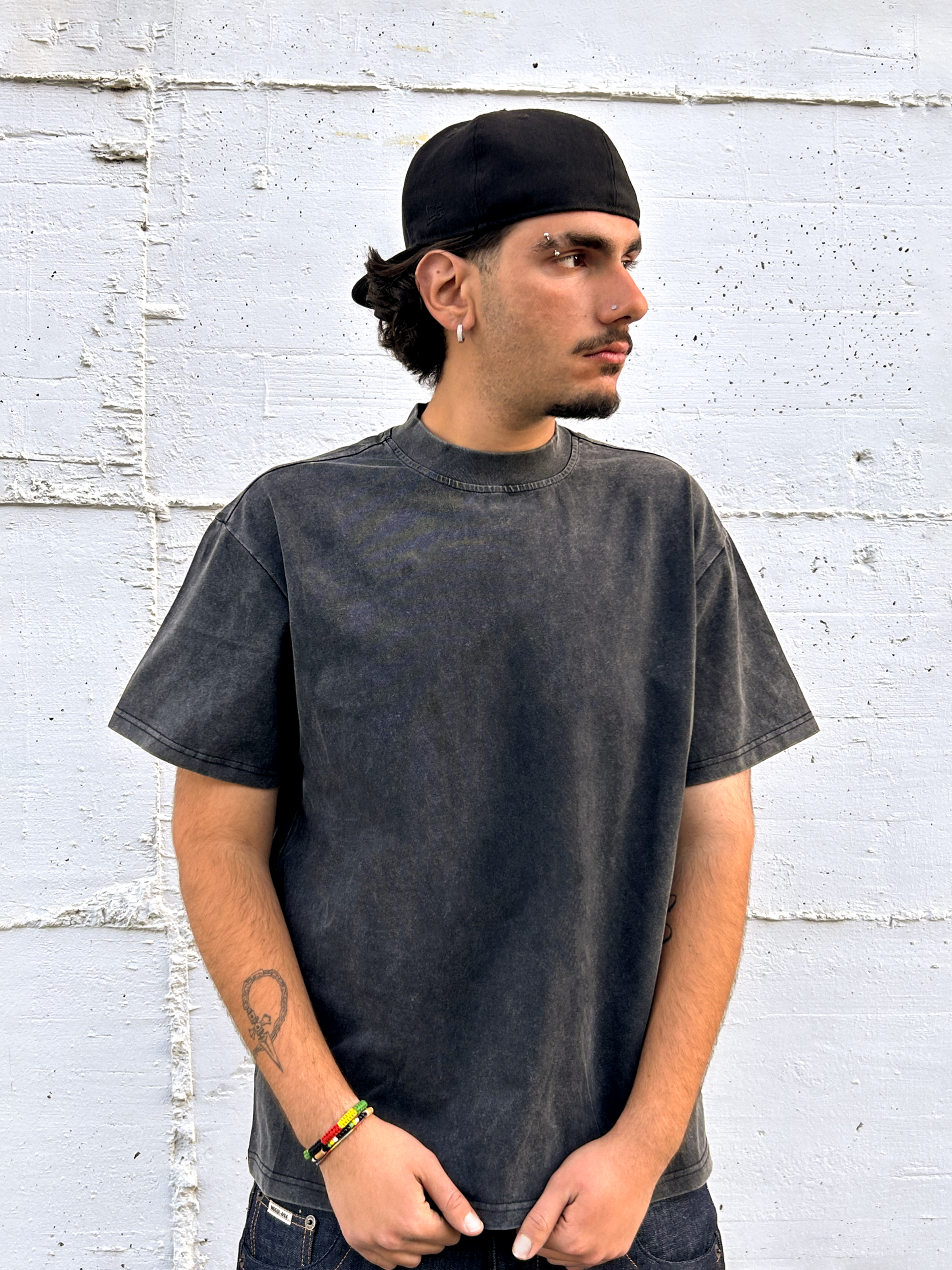 Dark Washed Tee