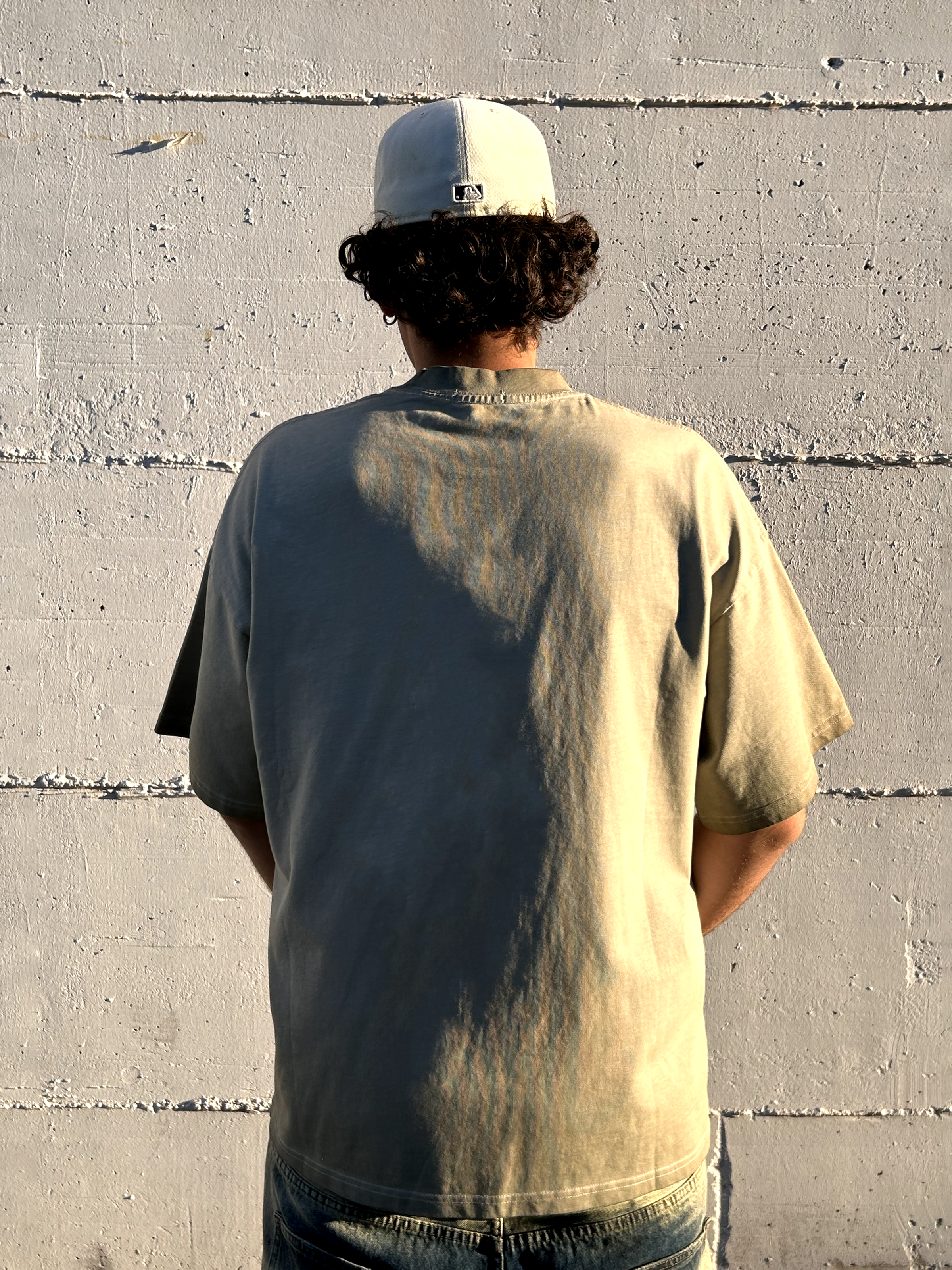 Khaki Washed Tee